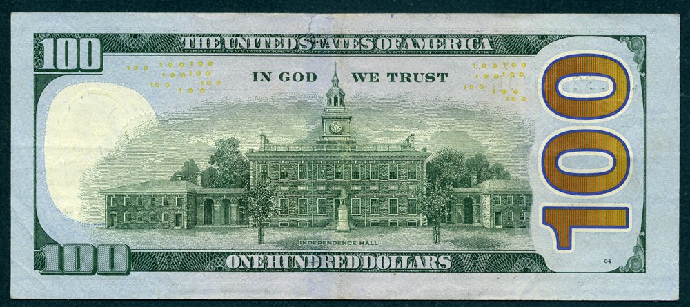 2009 $100 Federal Reserve Note S/N 03/23/1990