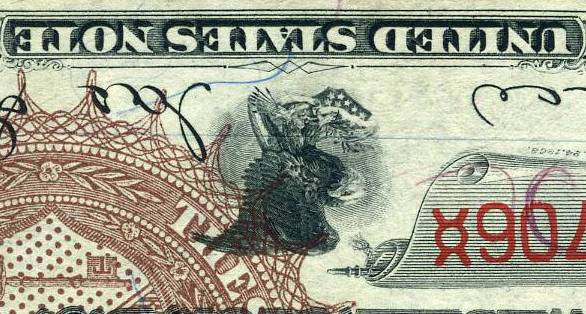 1880 $10 Legal Tender Note FR-101 PCGS Graded CU64PPQ S/N Z3229706